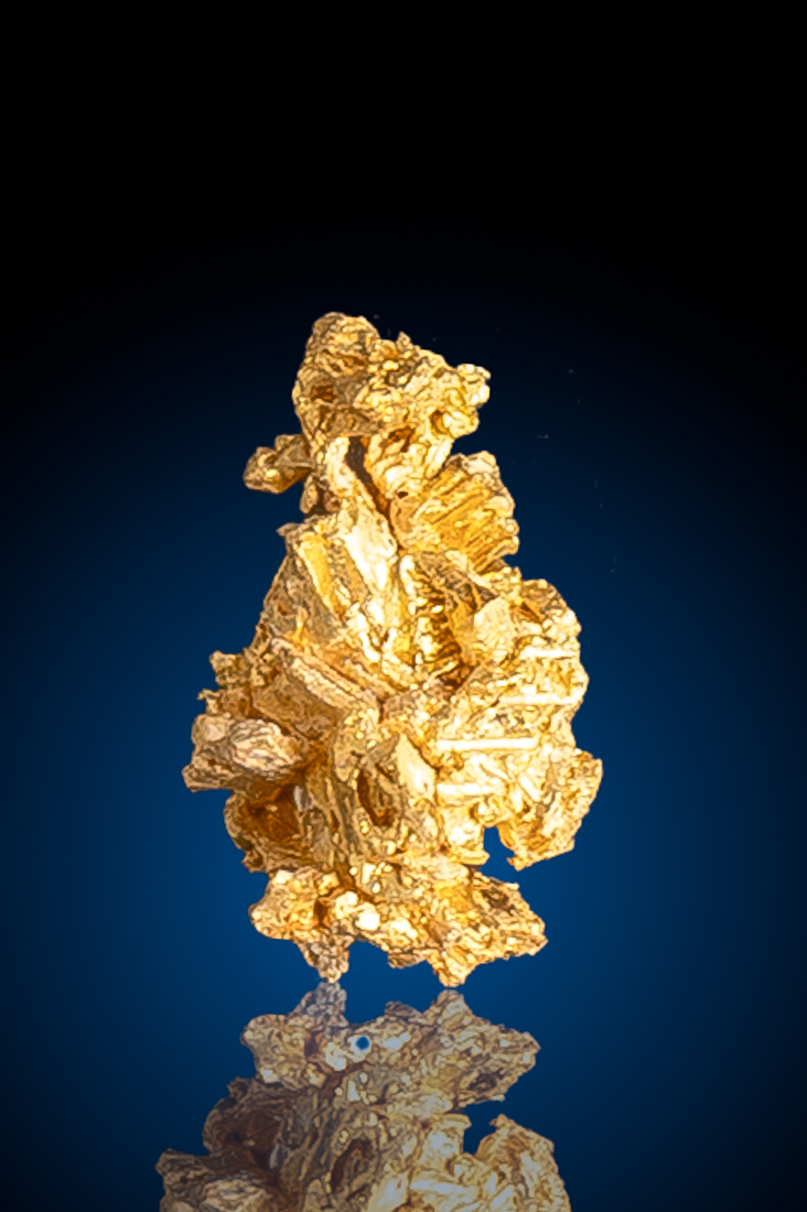 (image for) Chunky and Faceted - Natural Gold Crystal from Round Mountain, NV